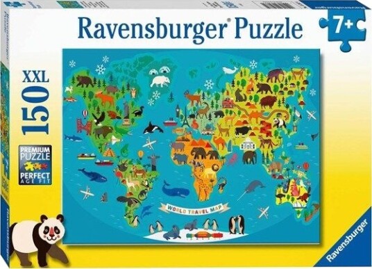 Ravensburger Animal World Map 150pcs