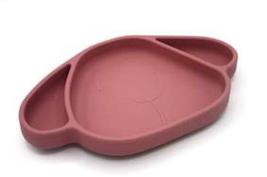 The Cotton Cloud Silicone Suction Tallerken Milo Wild Rose