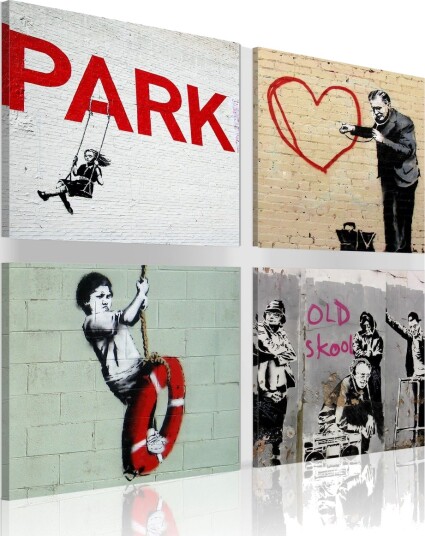 Bilde Banksy Urban Inspiration 40x40 Artgeist sp. z o. o.