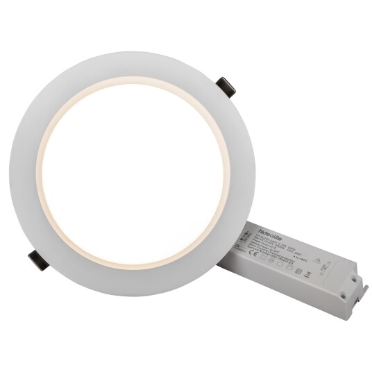 Hide A Lite DL Plano Basic Downlight hvit Ø230 mm Belysning