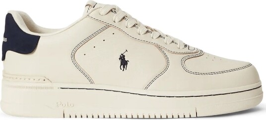 Polo Ralph Lauren Masters Court Leather Sneaker   Cream   47