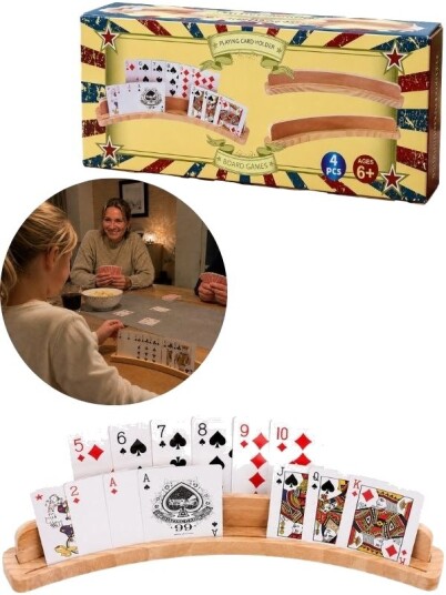 Kortholdere I Tre Til Spillkort 4 Stk