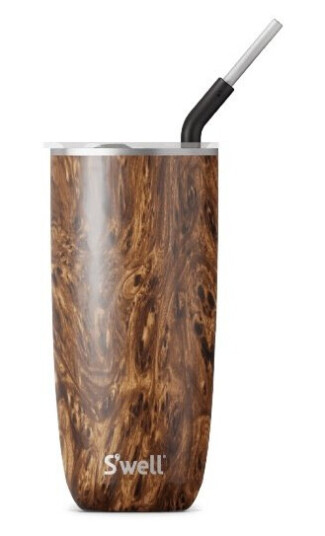 Swell Termokopp m/Sugerør 700 ml Teakwood