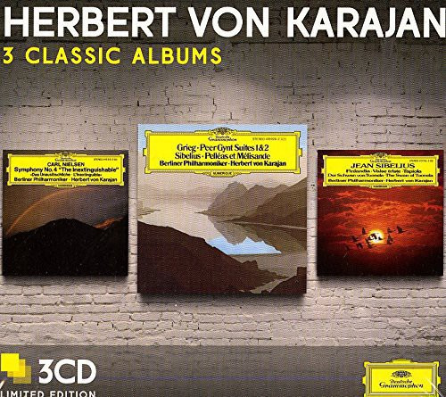 Herbert Von Karajan Three Classic Albums (Sibelius/Grieg/Neilsen) CD