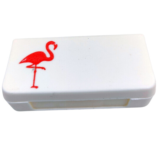 Pilleboks Liten pilleboks 3 rom FLAMINGO