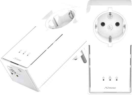 Strong Powerline Adapter 2000 kit 2000 Mbps 2-pack Strong Powerline Adapter 2000 kit 2000 Mbps 2-pack