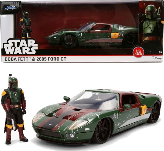 Jada Toys Star Wars Boba Fett 2005 Ford Gt 1:24 Multi/patterned ONE SIZE