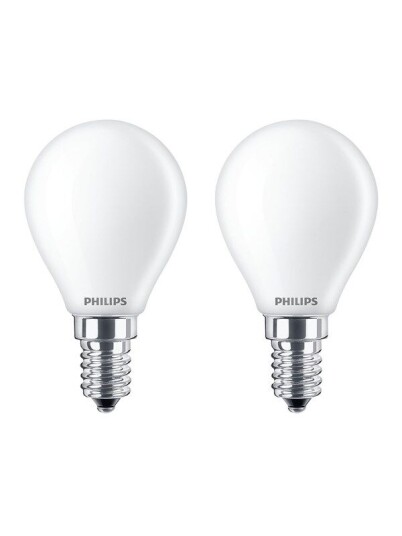 Philips LED-lyspære LED CLASSIC 25W P45 E14 WW FR ND 2PF/6 E14