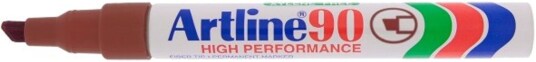 Artline 90 Permanent Merkepenn 5mm Brun