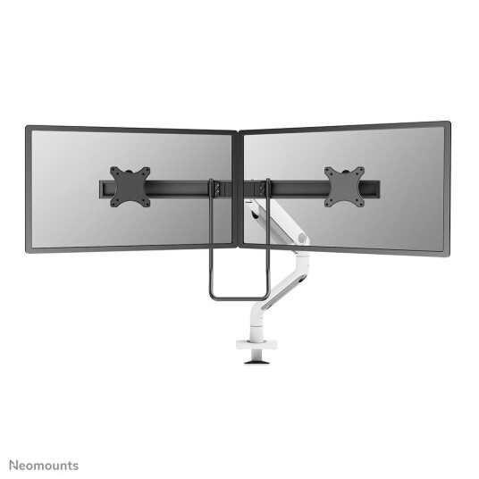 Neomounts by Newstar Select Desk Mount Double Display Crossbar Topfix Clamp and Grommet Neomounts by Newstar Select Desk Mount Double Display Crossbar Topfix Clamp and Grommet