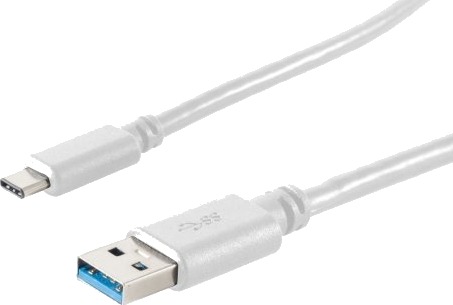 S/Conn 13-31026 1 M Usb A Usb C Usb 3.2 Gen 1 3.1 Gen 1 5 Gbit/S Hvit