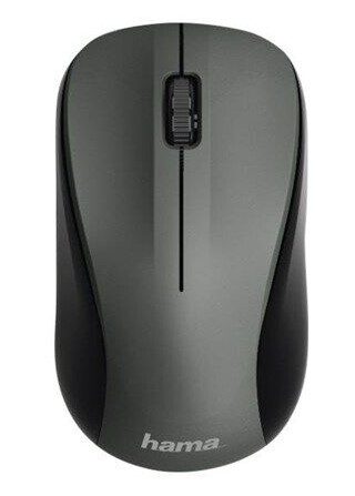 Hama MW-300 - mouse - 2.4 GHz - anthracite - Mus - Optisk - 3 knapper - Svart