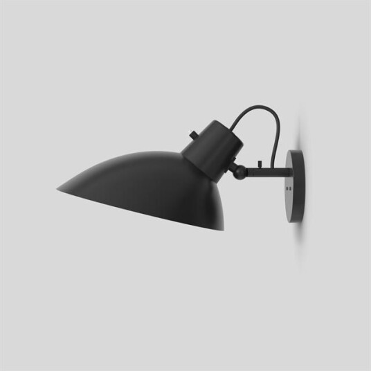 Astep VV Cinquanta Vegglampe Sort/Sort M. Switch Astep VV Cinquanta Vegglampe Sort/Sort M. Switch