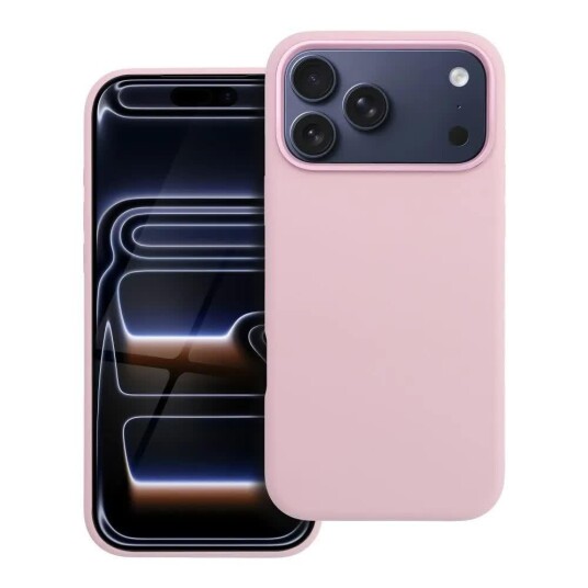 Forcell F Protect Clear Hybrid Premium Deksel for iPhone 17 Pro Max   Kompatibel med MagSafe Rosa