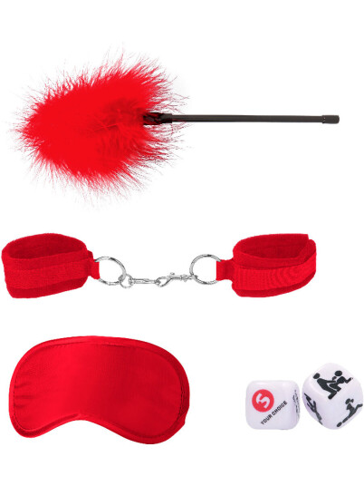 Shots Toys - Ouch! Ouch!: Introductory Bondage Kit #2, rød