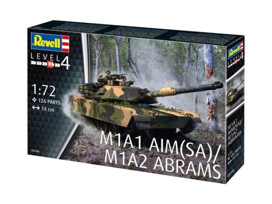 Revell 1:72 M1a1 Aim Sa M1a2 Abrams