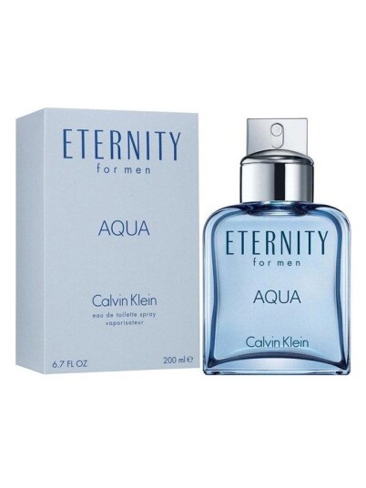 Calvin Klein Eternity Aqua Herre Eau de Toilette 200 ml - Frisk Duft med Musk og Lavendel
