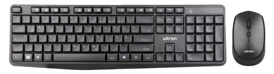 ULTRON UMC-300 wireless SET Desktop (Tast + Maus) schwarz