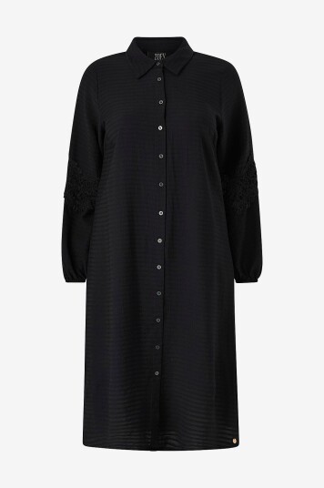 ZOEY - Skjortekjole Vicky Shirt DresSvart