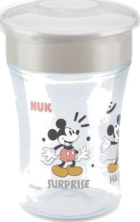 NUK Drikkekopp Magic Cup Mikke Mus med 360° drikkekant fra 8 måneder, 230 ml grå NUK Drikkekopp Magic Cup Mikke Mus med 360° drikkekant fra 8 måneder, 230 ml grå
