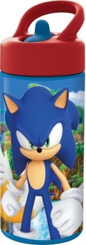 Stor Sipper Water Bottle 410ml Sonic 088808718-40531 Stor Sipper Water Bottle 410ml Sonic 088808718-40531