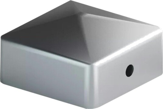 Jabo Stolpehatt Rustfri 91x91mm