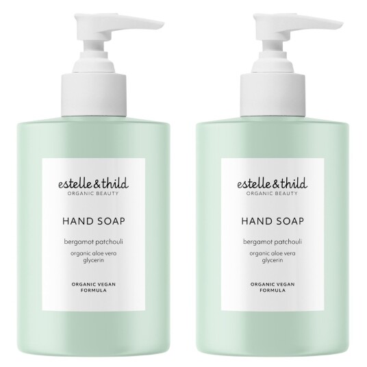 Estelle&Thild Organic Beauty Bergamot & Patchouli Hand Soap Duo