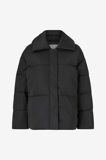 Calvin Klein Jakke MW Padded Satin Jacket Svart