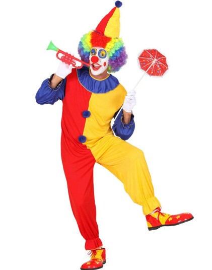 Widmann Playfull Clown Klovnekostyme Strl M Widmann Playfull Clown Klovnekostyme Strl M
