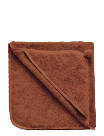 Garbo&Friends Terry Hooded Towel - Brown - 80X80CM