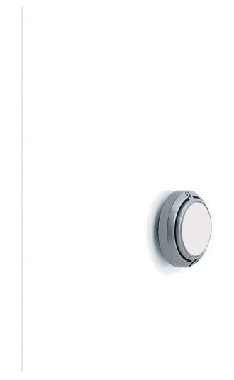 Luceplan Metropoli 17 Vegglampe/Taklampe H8xØ17 Glass Alu