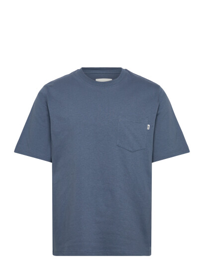 WOOD WOOD Wwbobby Pocket Tee 25220 Blue XL