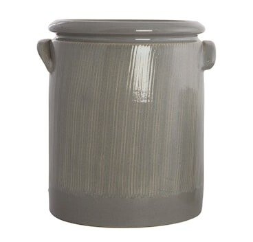 Blomsterkrukke Pottery 24 cm - Lysegrå