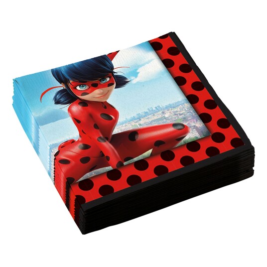 Servietter Miraculous Ladybug 20 pakning