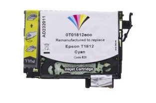 Wl Blekkpatron cyan 0T01812eco