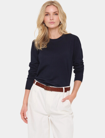 Saint Tropez Milasz Pullover - Navy - M