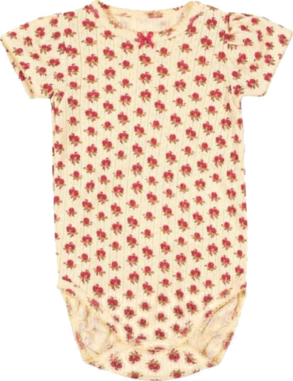 Konges Sløjd Body k/e - Minnie - Cameo Rose - Konges Sløjd - 68 - Kortermet body Beige Rød - 62