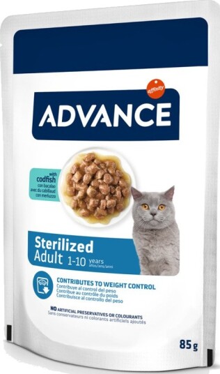 Affinity Advance Sterilised Våtfôr Torsk 48x85g