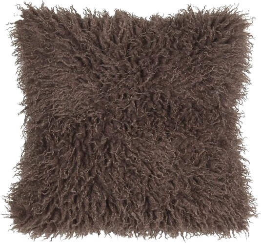 Fondaco Curly putetrekk 48x48 cm brun