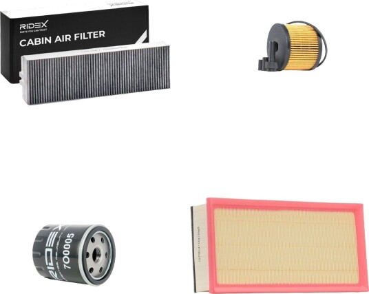 Filtersett RIDEX 4055F25393