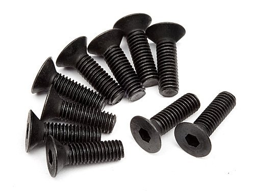 HPI-Z083 Flat head screw M3x10mm - 10pcs HPI-Z083 Flat head screw M3x10mm - 10pcs