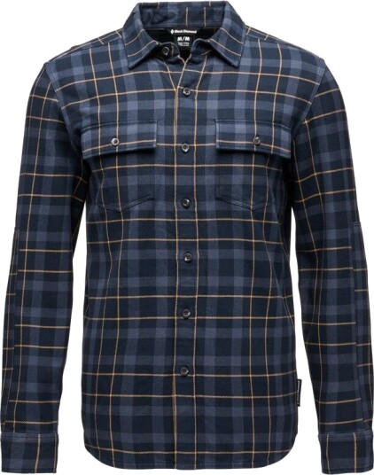 Black Diamond Men's Project Twill Long Sleeve Shirt Charcoal-Black M Black Diamond Men's Project Twill Long Sleeve Shirt Charcoal-Black M