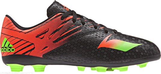 Adidas  Kids Messi 15.4 FxG Red/Green/Black   black 38 1/2