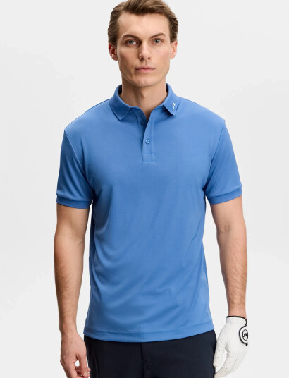 J. Lindeberg Kv Print Polo Blue XXL J. Lindeberg Kv Print Polo Blue XXL
