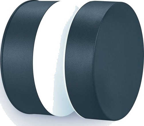 Philips Laven LED-vägglampa Rostfritt stål Svart IP44 Varmit 6W 600lm