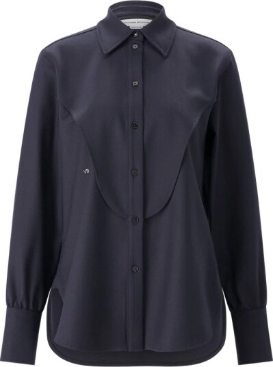 Victoria Beckham Dame Bluser & Skjorter Blå XS,