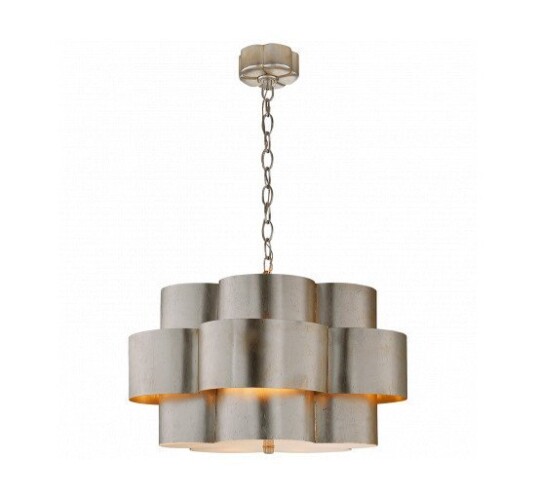 Arabelle Pendant Burnished Silver Leaf Arabelle Pendant Burnished Silver Leaf