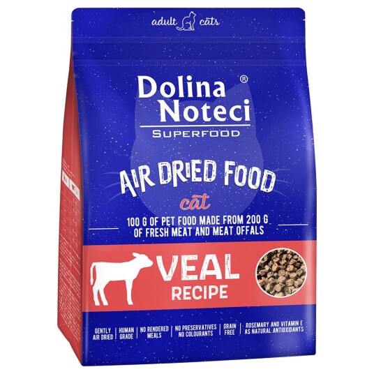 Dolina Noteci Superfood Feline Med Kalvekjøtt 2 X 1 kg
