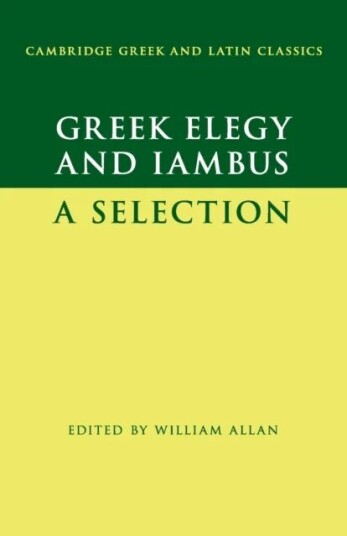Greek Elegy And Iambus