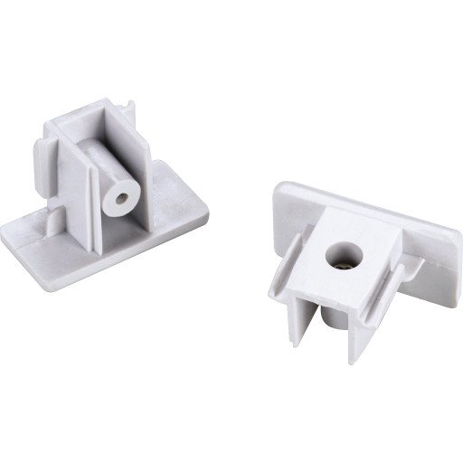 Endestykke 1-fase 230V Nordtronic nordisk hvit for monteringsskinne Endestykke 1-fase 230V Nordtronic nordisk hvit for monteringsskinne